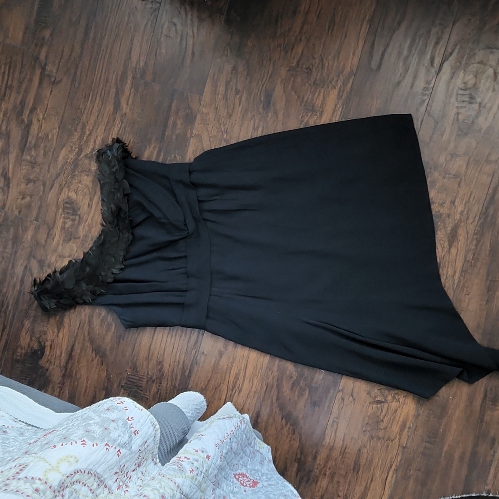 Black Halo One shoulder Cocktail Dress